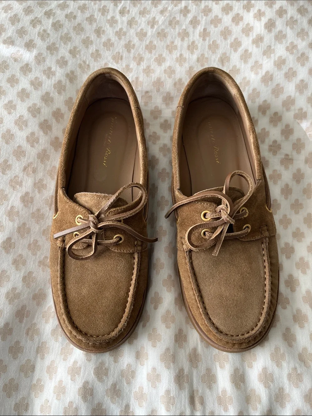 Gianvito Rossi Vandée suede boat shoes loafers - Beige 38